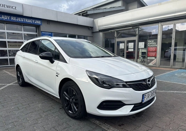 Opel Astra cena 69900 przebieg: 20954, rok produkcji 2020 z Dobrzany małe 301